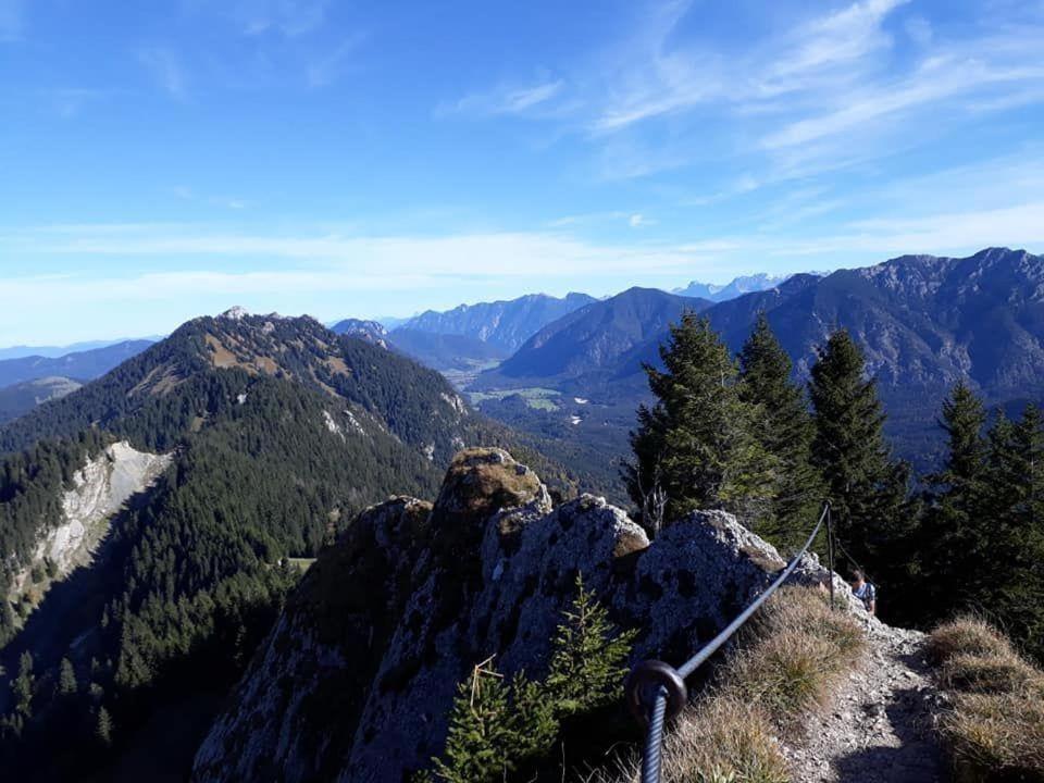 Ferienwohnung-Susanne-Im-Gaestehaus-Bergfrieden Bayersoien Dış mekan fotoğraf